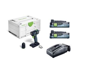 Festool 18v Cordless drill TXS 18 C 4,0-Plus 577332 includes 4ah Batteries