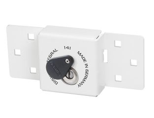 ABUS Mechanical 141/200 Diskus® Integral Van Lock White & 26/70mm Diskus® Padlock ABU14126C