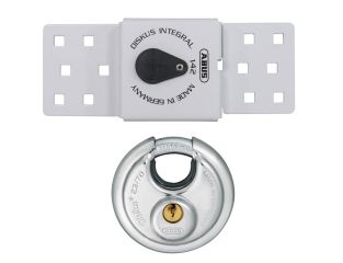 ABUS Mechanical 142 Series Sliding Door Van Lock & 23/70mm Diskus® Padlock ABU82983