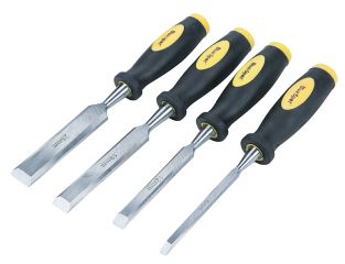 BlueSpot Tools Chisel Set Double Colour Handle Set, 4 Piece B/S28004