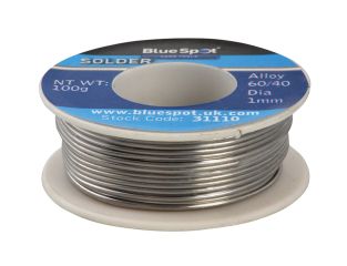 BlueSpot Tools Flux Covered Solder 100g 60/40 B/S31110