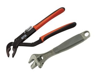 Bahco 9873 Adjustable & Slip Joint Pliers Set, 2 Piece BAH9873