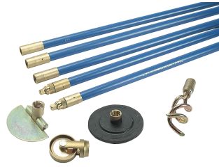 Bailey 1324 Lockfast 3/4in Drain Rod Set 4 Tools BAI1324