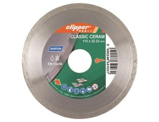 Norton Clipper Classic Ceramic Diamond Blade 115 x 22.23mm CLI626825