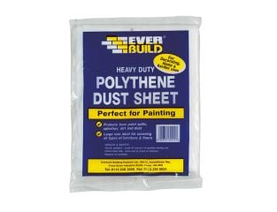 Everbuild Polythene Dust Sheet 3.6 x 2.7m EVBPOLYDS129