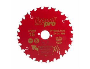 Freud Circular Saw Blade 190x30x24T F03FS03658