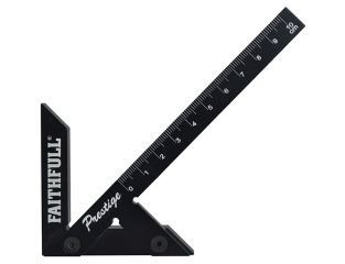 Faithfull Prestige Centre Finder Gauge Black Aluminium 100mm FAICSQ10CNC