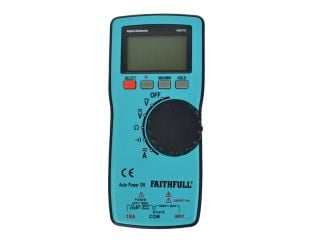 Faithfull Auto-Range Digital Multimeter FAIDETAUTO