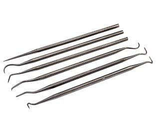 Faithfull Picks & Carvers Set 6 Piece Stainless Steel FAIPICKSET