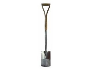 Faithfull Prestige Stainless Steel Border Spade Ash Handle FAIPRESBSSS