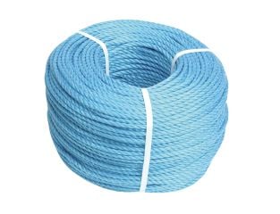 Faithfull Blue Poly Rope 10mm x 220m FAIRB220100