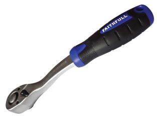 Faithfull Ratchet Handle Quick-Release 72 Teeth 1/2in Drive FAISOCRAT12N