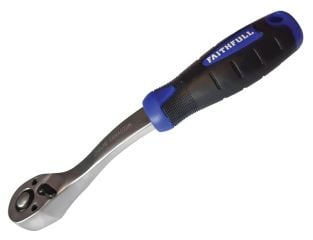 Faithfull Ratchet Handle Quick-Release 72 Teeth 1/4in Drive FAISOCRAT14N