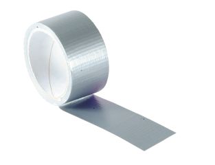 Faithfull Power Stik Waterproof Tape 50mm x 10m Silver FAITAPEPSS