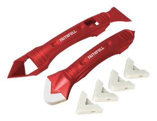 Faithfull Silicone Scraper Kit Two Piece FAITLSILKIT