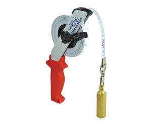 Faithfull Dipping Tape Measure with Weight 30m/100ft FAITMD30