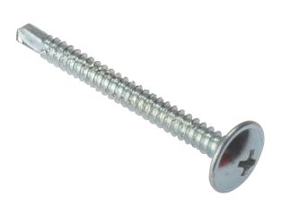 ForgeFix Baypole Self-Drill Screw Phillips Wafer Head ZP 4.8 x 70mm Box 100 FORBS4870Z