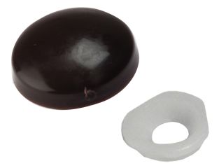 ForgeFix Domed Cover Cap Black No. 6-8 Bag 25 FORPDT2M