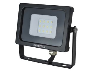 Faithfull Power Plus SMD LED Wall Mounted Floodlight 10W 800 lumen 240V FPPSLWM10