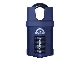 Squire CP40CS Combination Padlock 4-Wheel Closed Shackle 40mm HSQCP40CS