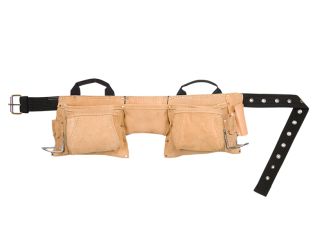 Kuny's AP-527X Heavy-Duty Leather Work Apron 12 Pocket KUNAP527X