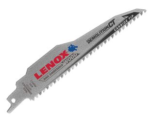 LENOX 656RCT DEMOLITION CT™ Reciprocating Saw Blade 150mm 6 TPI LEN1832118