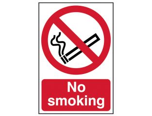 Scan No Smoking - PVC 400 x 600mm SCA4050