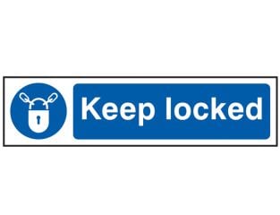 Scan Keep Locked - PVC 200 x 50mm SCA5011