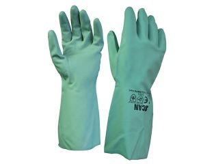 Scan Nitrile Gauntlets with Flock Lining Large (Size 9) SCAGLONITG