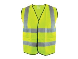 Scan Hi-Vis Yellow Waistcoat - XXXL (56in) SCAWWHVWXXXL