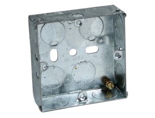 Axiom Electrical Metal Socket Box 35mm (Pack 10) AXIMB135