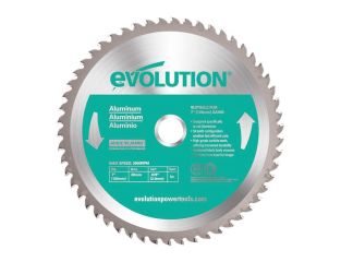 Evolution Aluminium Cutting Circular Saw Blade 180 x 20mm x 54T EVLA1802054