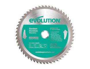 Evolution Aluminium Cutting Mitre Saw Blade 230 x 25.4mm x 80T EVLA2302580