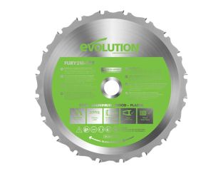 Evolution FURY® Multi-Purpose TCT Circular Saw Blade 210 x 25.4mm x 20T EVLF210MULTI