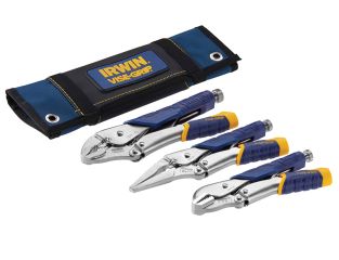 IRWIN Vise-Grip Fast Release™ Locking Pliers Set of 3 7R  9LN & 10WR VIST76KBT