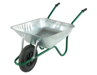 Walsall Boxed 85L Galvanised Easi-Load Builders Wheelbarrow WALBEASGVPDD