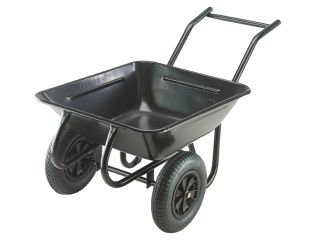 Walsall 175L Contractor Twin Wheelbarrow WALCONTWPBDD