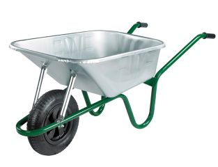 Walsall 120L Galvanised Professional Wheelbarrow WALPGVPDD