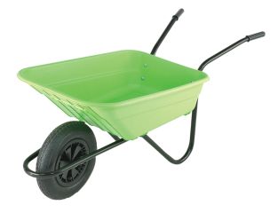 Walsall 90L Lime Polypropylene Wheelbarrows WALSHLIMP