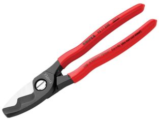 Knipex Cable Shears Twin Cutting Edge PVC Grip 200mm (8in) KPX9511200