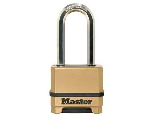 Master Lock Excell™ 4-Digit Combination 50mm Padlock - 51mm Shackle MLKM175LH