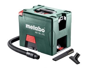 Metabo AS 18 L PC Cordless Vacuum Cleaner 18V Bare Unit MPTAS18LPC