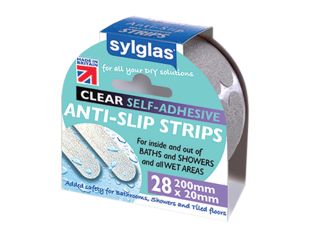 Sylglas Anti-Slip Discs 40mm Clear (Pack 60) SYLASDCL